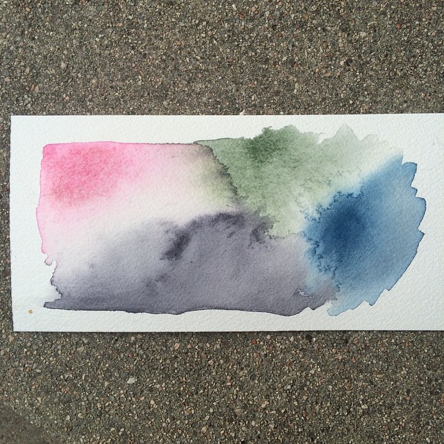 Color swatch #summitridge #watercolor