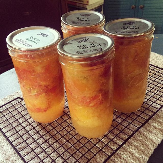 Canned tomatoes garden still growing in this crazy weather #denver #garden #tomatoes #canningseason #vegan #forksoverknives